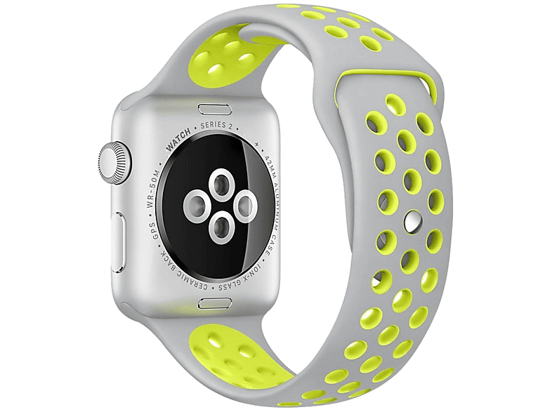 KÖNIG DESIGN mm, Apple, Watch Sportarmband, 40-38 1/2/3/4/5/102 Grau Series Sportarmband