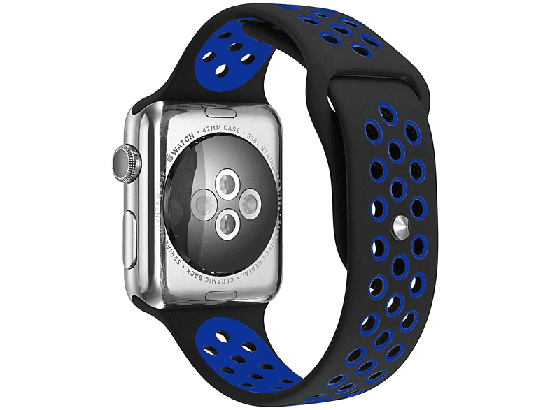1/2/3/4/5/102 KÖNIG Watch mm, 40-38 Apple, Schwarz Sportarmband, DESIGN Sportarmband, Series