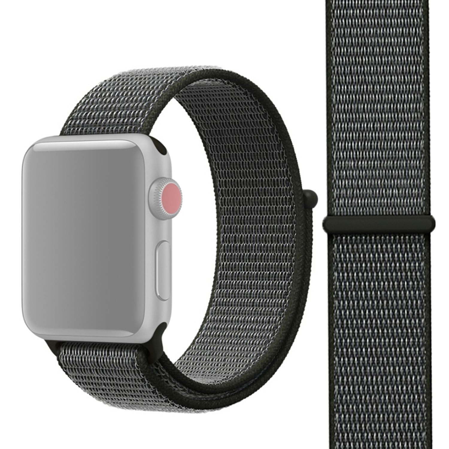 44-42mm, 1/2/3/4/5/6/SE DESIGN KÖNIG Sportarmband, Watch Apple, Sportarmband, Grau Series