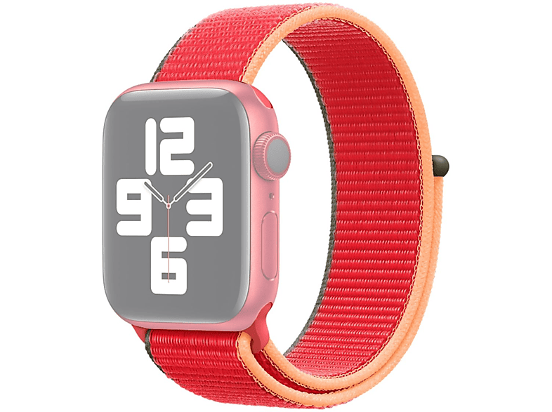 KÖNIG DESIGN Sportarmband, Sportarmband, Apple, Watch Series 1/2/3/4/5/6/SE 44-42mm, Rot | Armbänder passend für Apple Watch