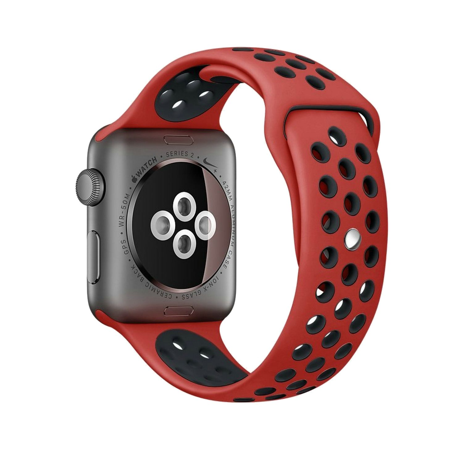 Apple, DESIGN mm, Series 40-38 Sportarmband, Rot Watch 1/2/3/4/5/102 KÖNIG Sportarmband,