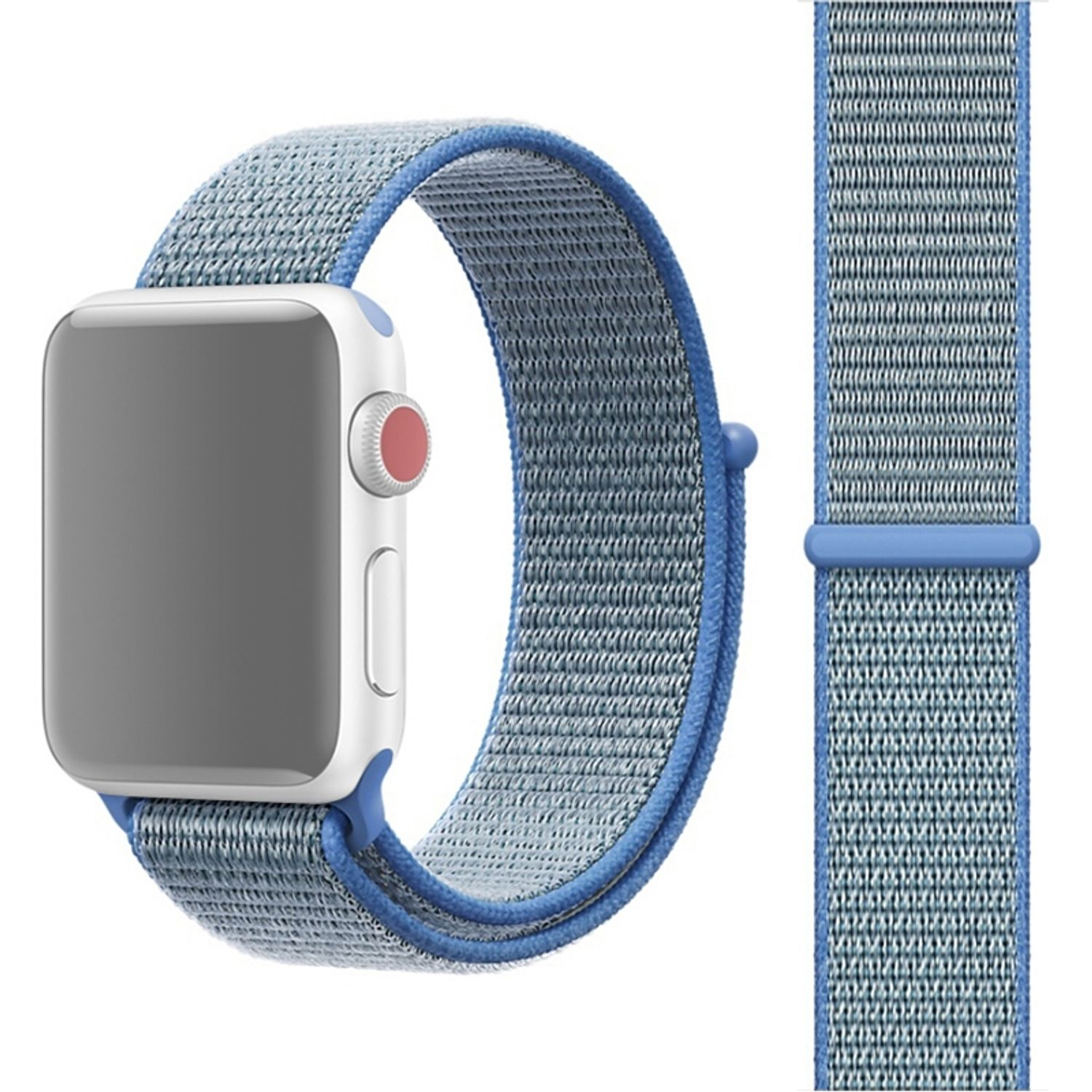 DESIGN mm, Blau Apple, Sportarmband, Watch 40-38 Sportarmband, KÖNIG 1/2/3/4/5/102 Series