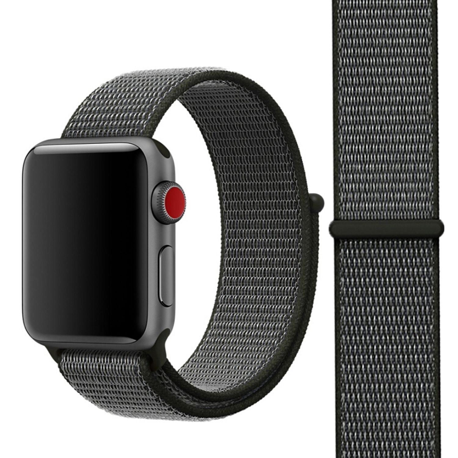 Apple, Sportarmband, Grau Watch 40-38 Series KÖNIG DESIGN 1/2/3/4/5/102 Sportarmband, mm,