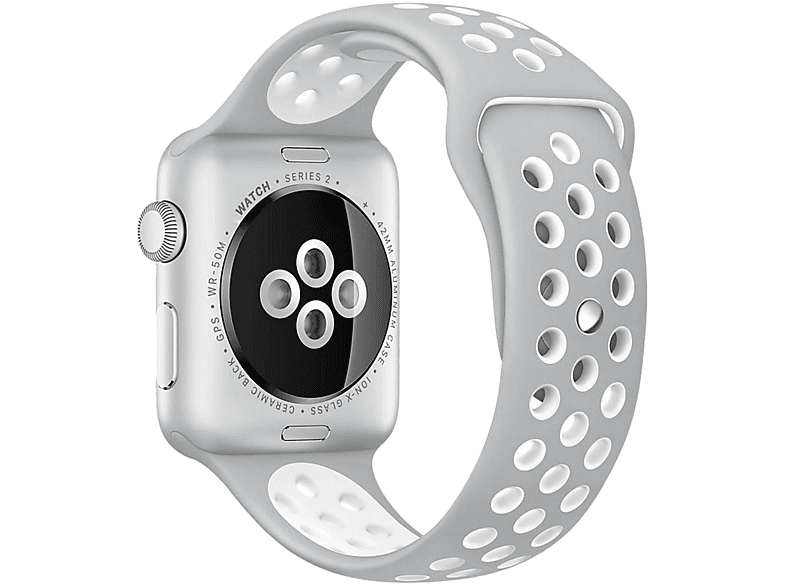 KÖNIG DESIGN Sportarmband, Sportarmband, Apple, Watch Series 1/2/3/4/5/102 40-38 mm, Grau | Armbänder passend für Apple Watch