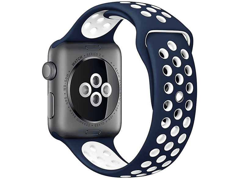 KÖNIG DESIGN Sportarmband, Sportarmband, Apple, 40-38 Blau 1/2/3/4/5/102 Series Watch mm
