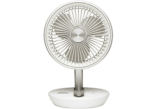 SOLIS OF SWITZERLAND Charge & Go Fan 7586 Ventilator Weiß (5 Watt)