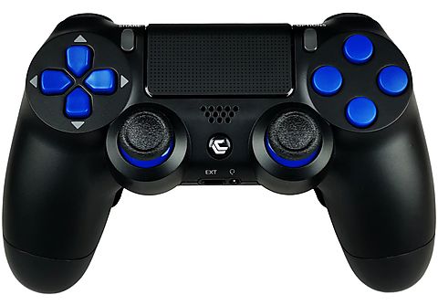 LUXCONTROLLER PS4 Custom Controller mit 2 Paddles| BlueRok, Wireless- Controller, schwarz | MediaMarkt