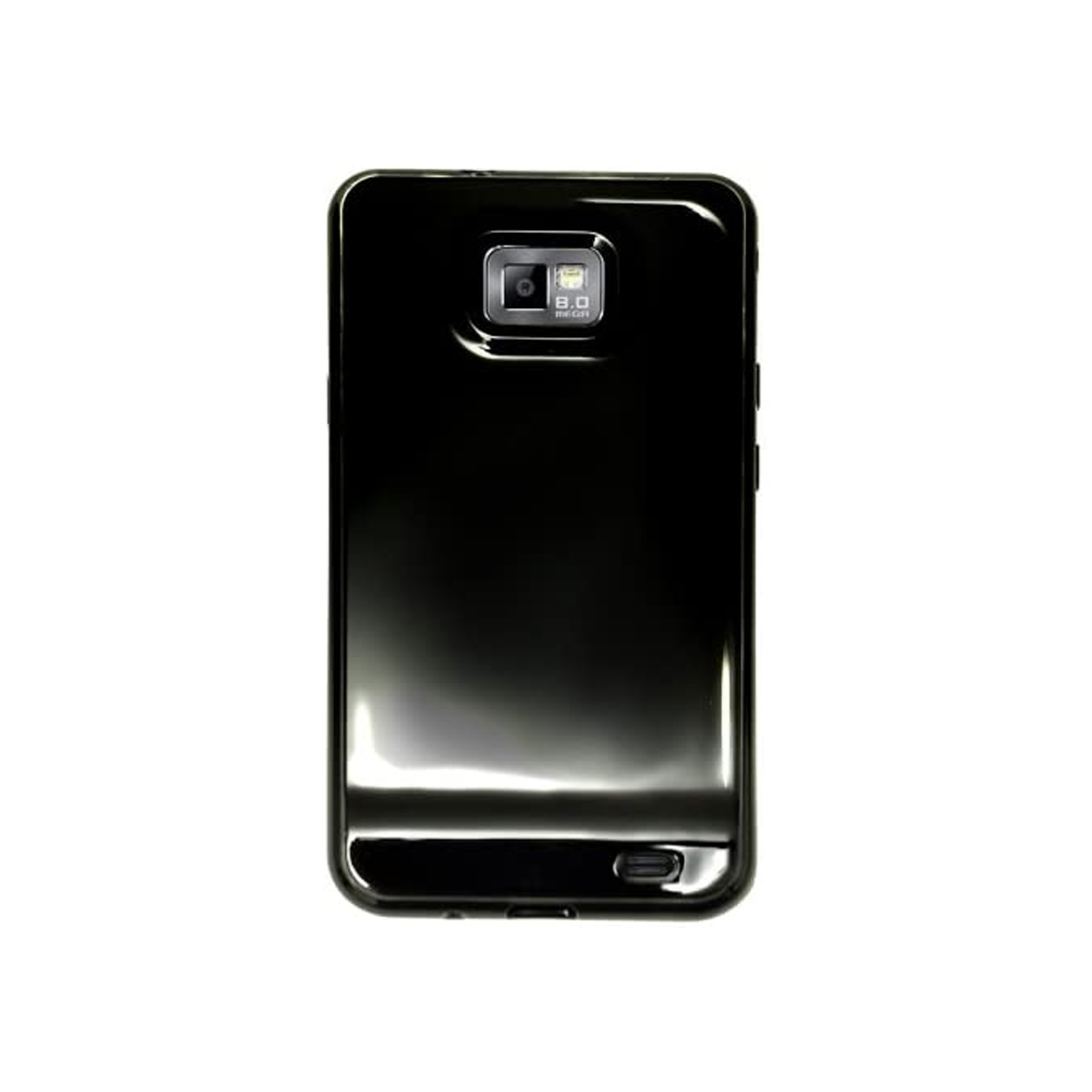 SLABO TPU Samsung, S2 Galaxy Galaxy Schutzhülle, | Schwarz I9100 Backcover, II, S