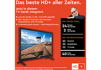 TELEFUNKEN XH24K550VD LED TV (Flat, 24 Zoll / 60 cm, HD-ready, SMART TV)