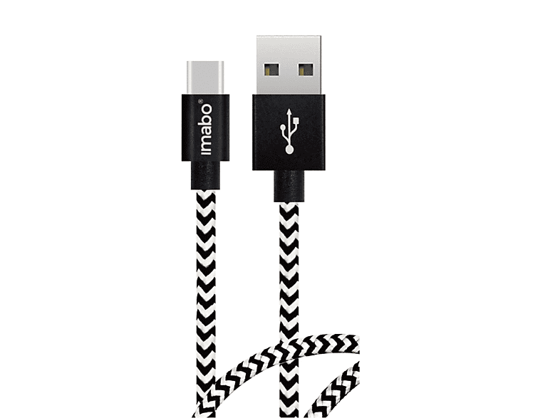 IMABO 2m USB-C Typ C Datenkabel Ladekabel