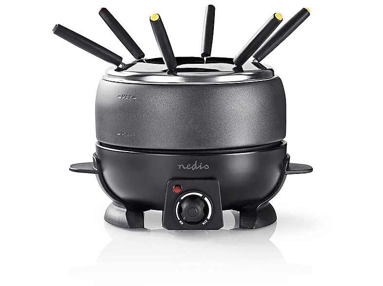 Baumalu - Service à Fondue Bourguignone caquelon noir 17 cm - Fondue