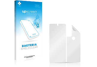 UPSCREEN antibakteriell klare Schutzfolie(für Motorola Edge (2021) (Vorder + Rückseite))