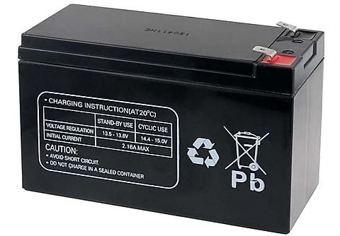 Baterías de Plomo - POWERY Powery Batería Plomo (multipower) MP7,2-12B VdS compatible con Panasonic Modelo LC-R127R2PG1