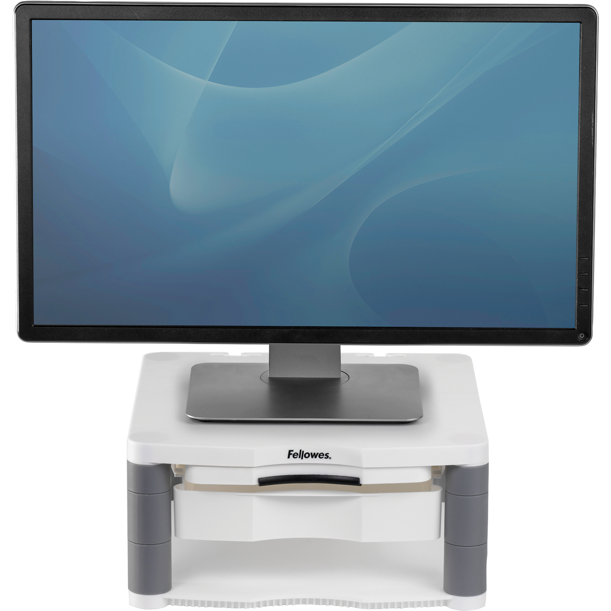 Monitor Monitorständer FELLOWES Stand Premium platin, 91713 Kunststoff