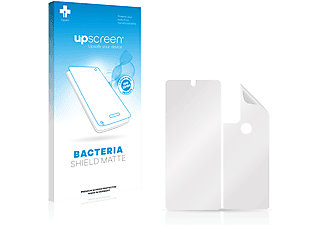 UPSCREEN antibakteriell entspiegelt matte Schutzfolie(für Motorola Edge (2021) (Vorder + Rückseite))