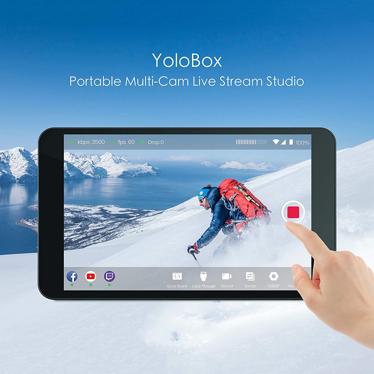 YoloBox Schwarz Videostreaming, Pro YOLOLIV