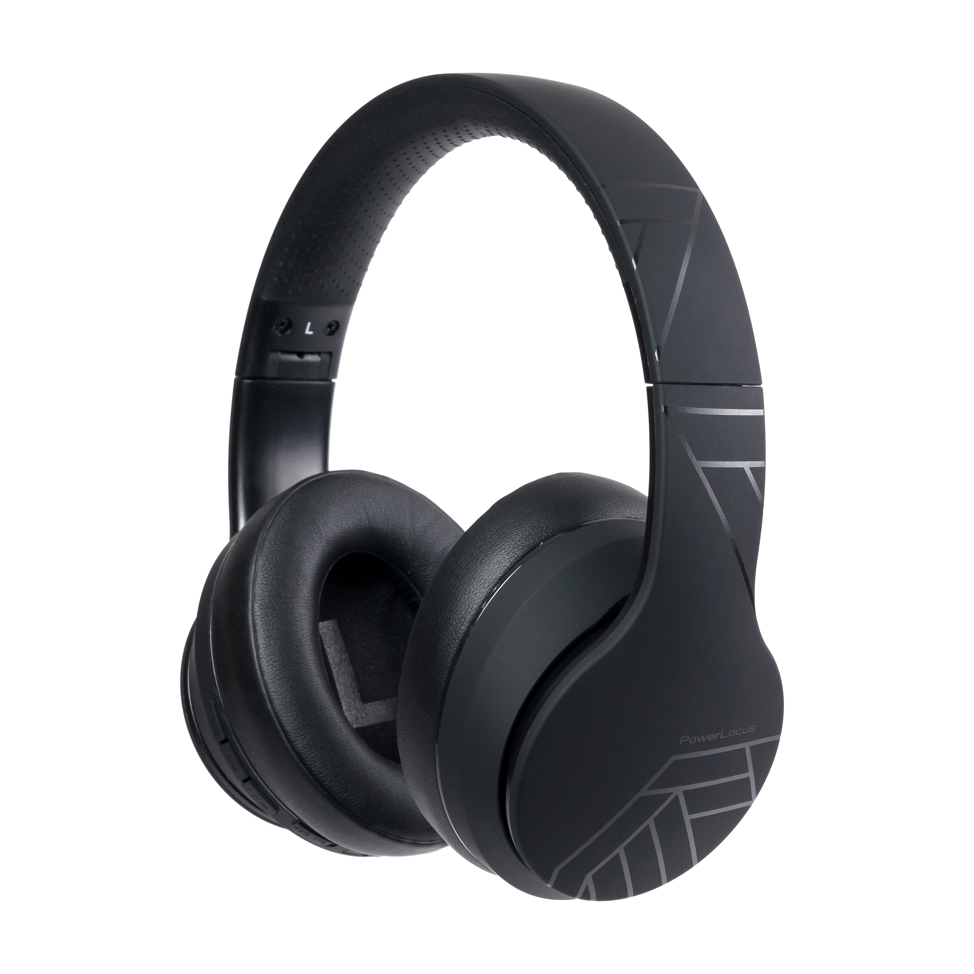 P6, Over-ear Kopfhörer Schwarz POWERLOCUS Bluetooth