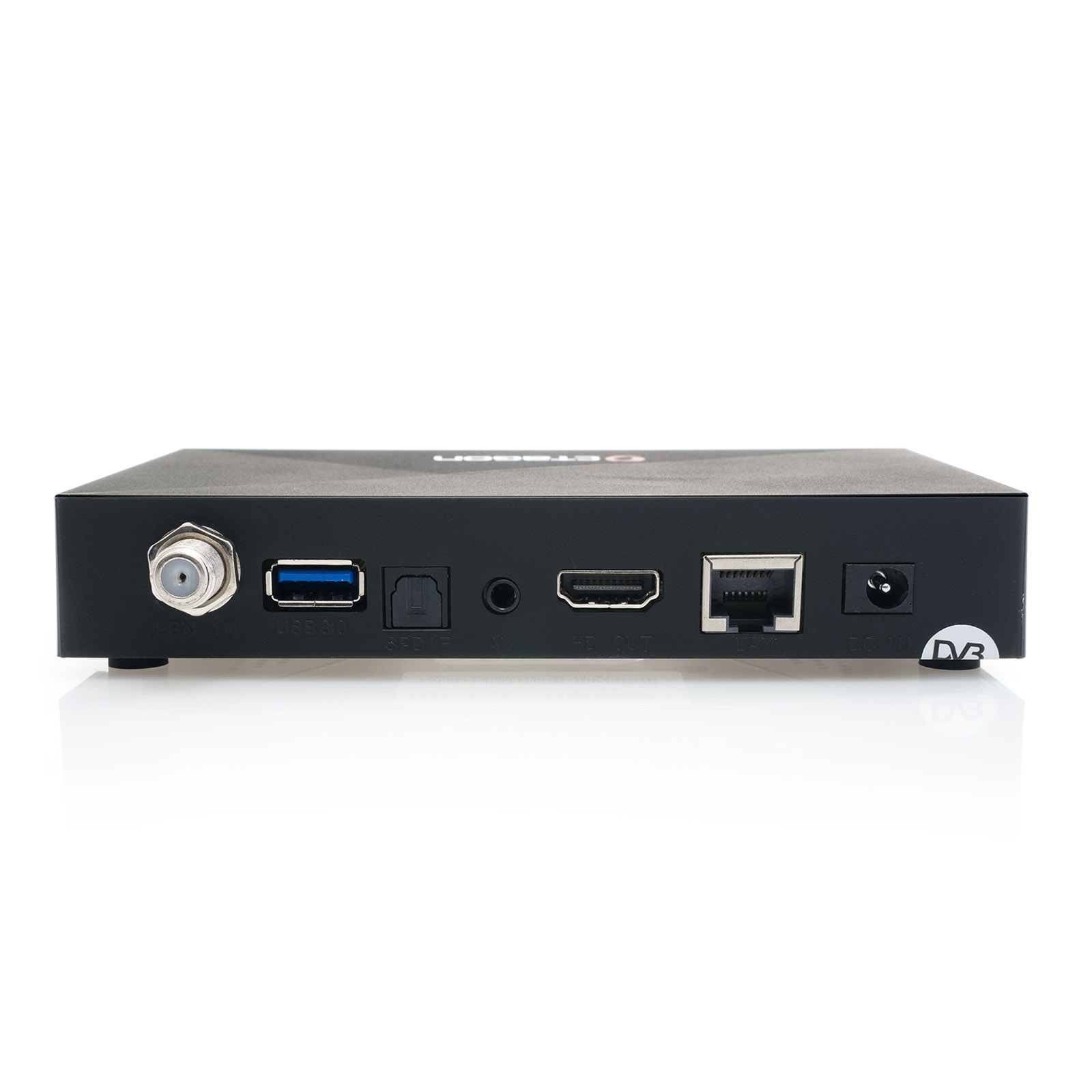 OCTAGON SX88 4K UHD S2+IP USB HDMI TV IP H.265 Receiver Sat UHD Kartenleser TV IP 4K Mediaplayer (Schwarz)