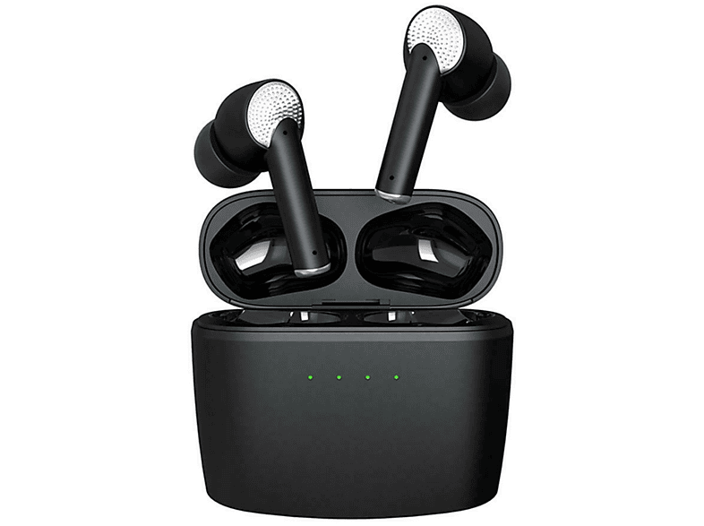 M2-TEC In-Ear Kopfhörer, Kopfhörer Bluetooth Schwarz Bluetooth In-ear