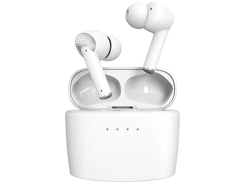 M2-TEC In-Ear Kopfhörer, In-ear Bluetooth Kopfhörer Bluetooth Weiß