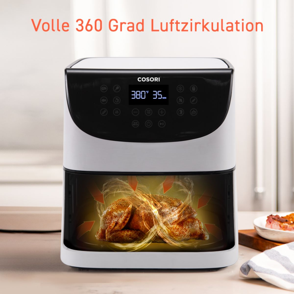 COSORI CP158-AF-RXW Air Watt Fryer 1700 weiß