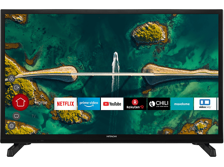 HITACHI H24E2300 LED TV (Flat, 24 Zoll / 60 cm, HD-ready, SMART TV)