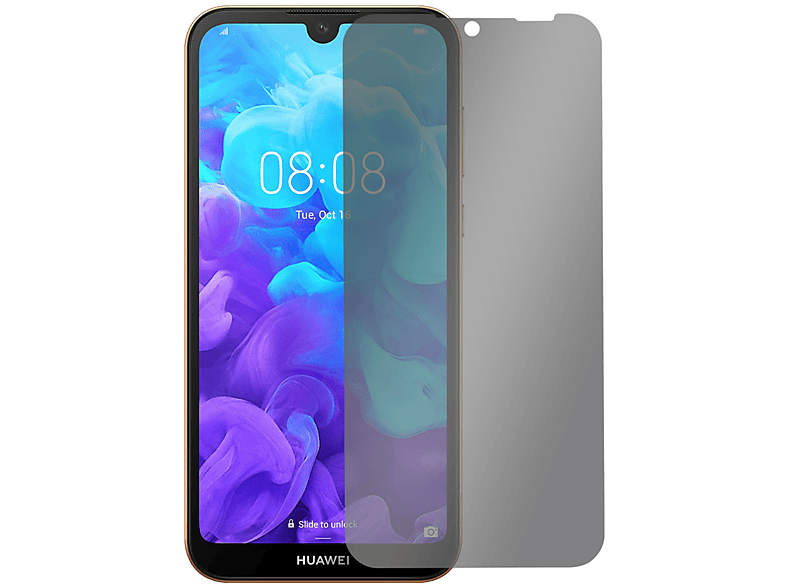 Blickschutzfolie Displayschutz(für SLABO | Y5 2019) Huawei Sichtschutz 8S Huawei 4-Way 360° Honor