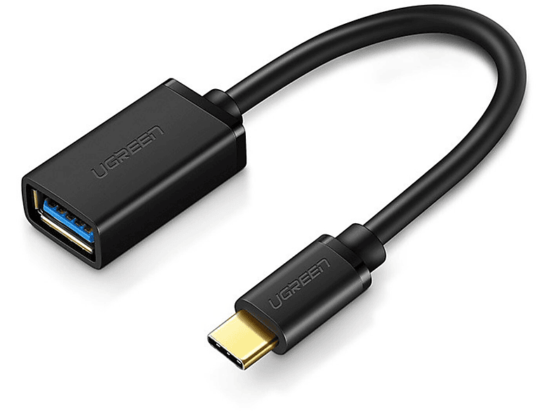 UGREEN OTG Kabel USB 3.0 auf USB Typ C Kabeladapter, Schwarz