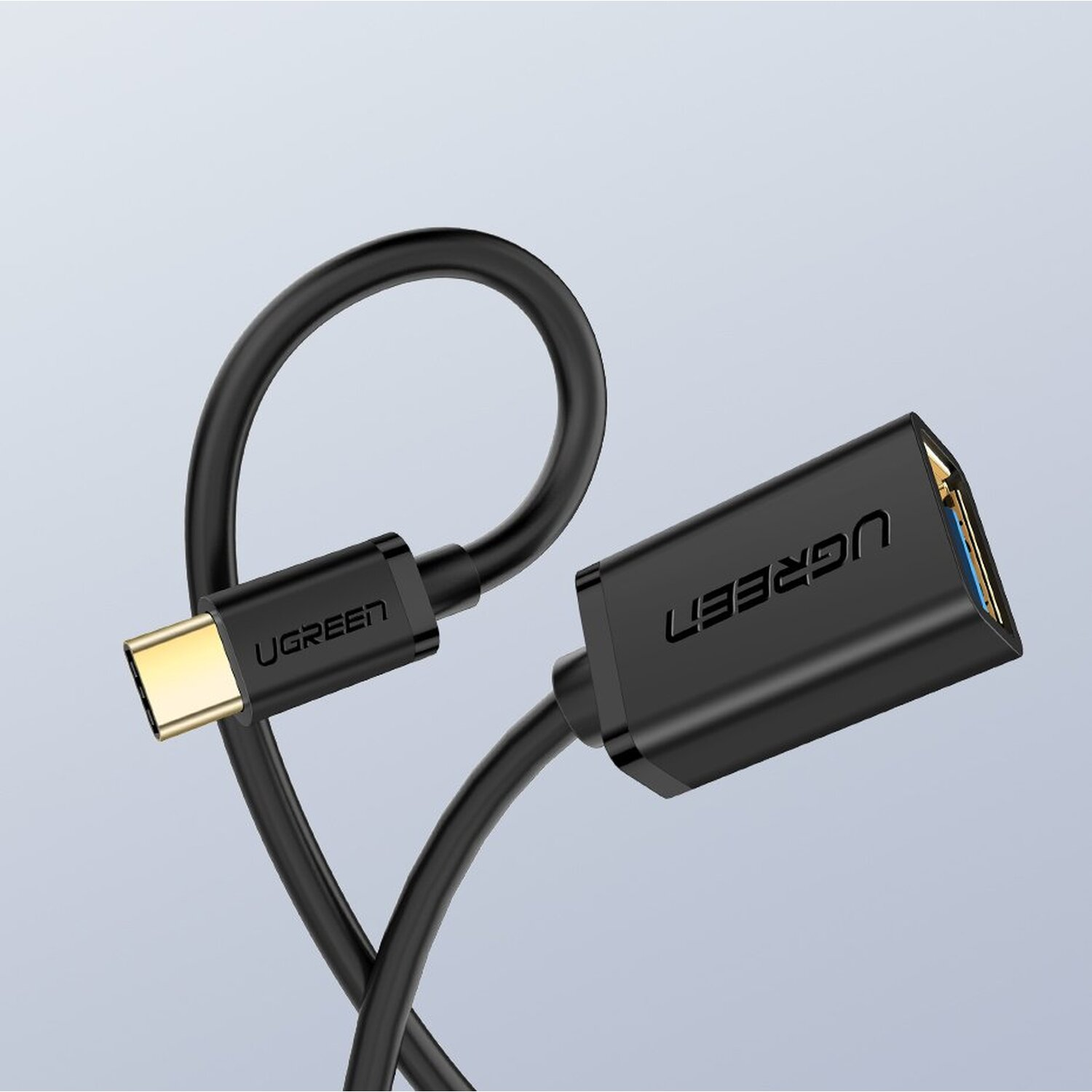 OTG Typ 3.0 Kabeladapter, Kabel UGREEN USB auf Schwarz USB C