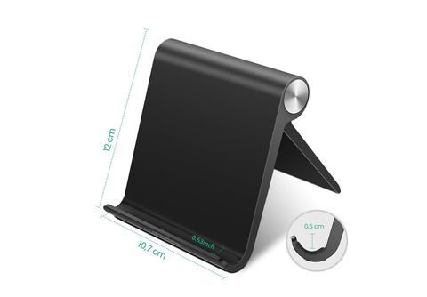 UGREEN Smartphone Halter Tisch Ständer Handyhalterung, Schwarz