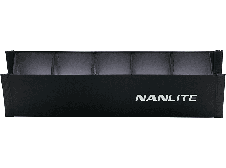 NANLITE Egg crate, Wabengitter für LED Lampe Pavotube 6C II, Wabengitter, schwarz
