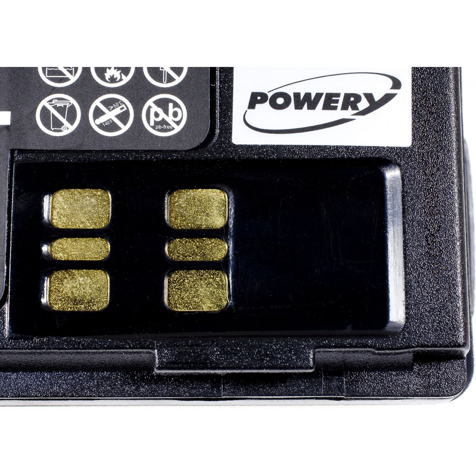 POWERY Akku für DP2400 Li-Ion 7.4 Volt, 2600mAh Akku, Motorola