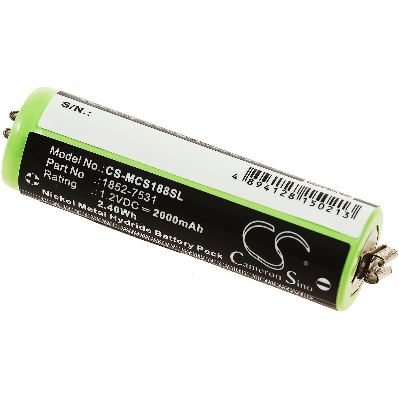 POWERY Akku für Moser 1852-7531 Akku, 1.2 2000mAh Typ NiMH Volt