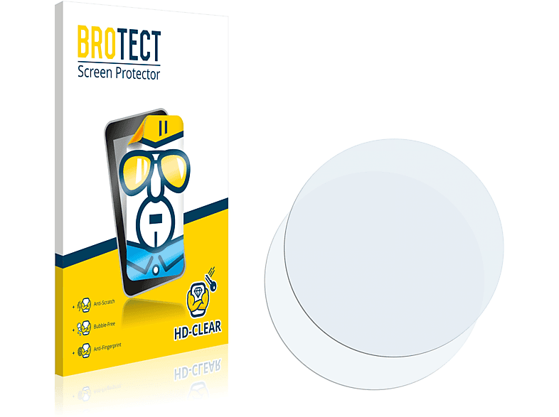 BROTECT 2x klare Schutzfolie(für Casio ECB-S100HG)