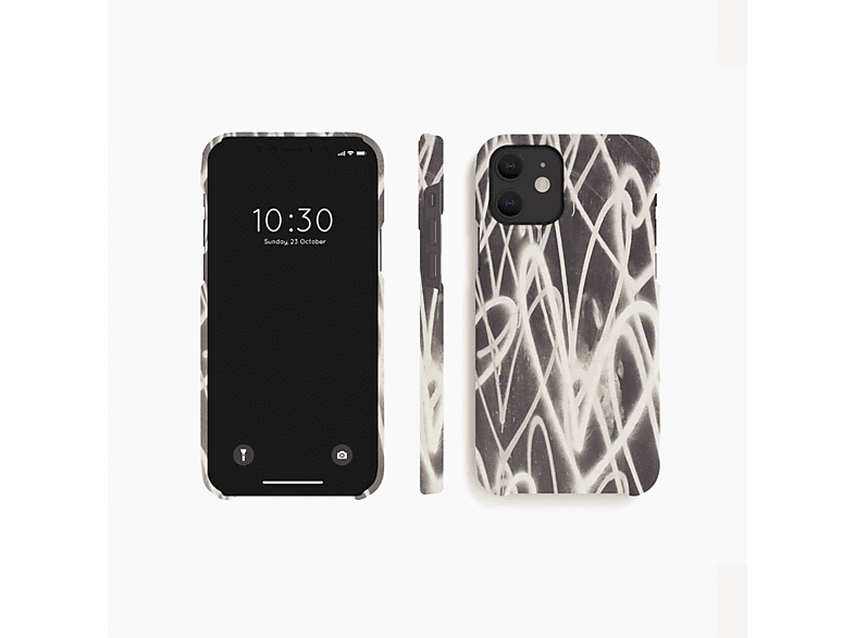 Black Backcover, GOOD CASE, White Grafitti A Apple, mini, 12 iPhone Heart COMPANY