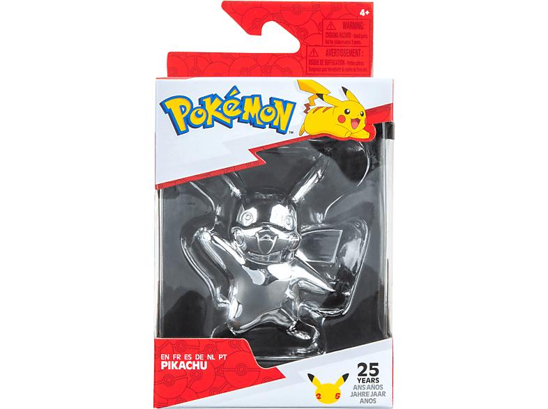 Pokémon - Select Battle Figur - Pikachu silber