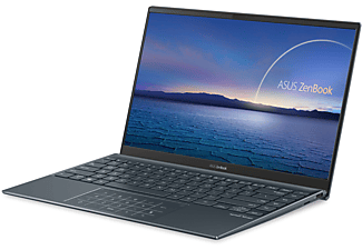 ASUS ZenBook UM Series, fertig eingerichtet, Office 2019 Pro, Notebook mit 14 Zoll Display,  Prozessor, 8 GB RAM, 500 GB SSD, AMD Radeon Grafik, Pine Gray