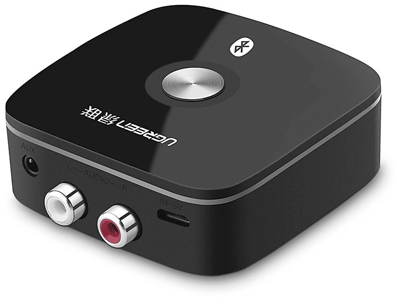 UGREEN Adapter Empfänger Bluetooth 5.0 Audio Adapter, Schwarz | Hifi Kabel & Adapter