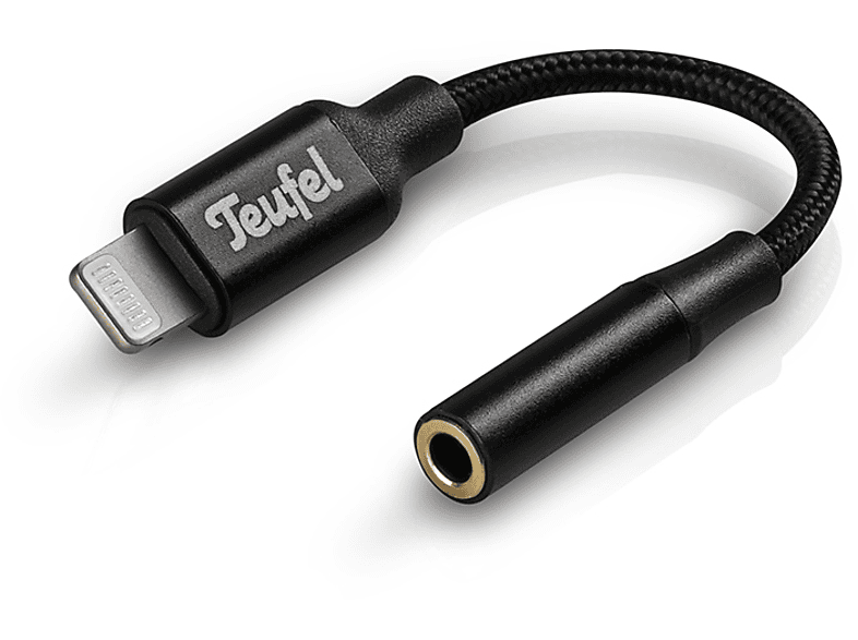 TEUFEL Lightning auf Kopfhöreranschluss Adapter, 10,5 cm Adapter