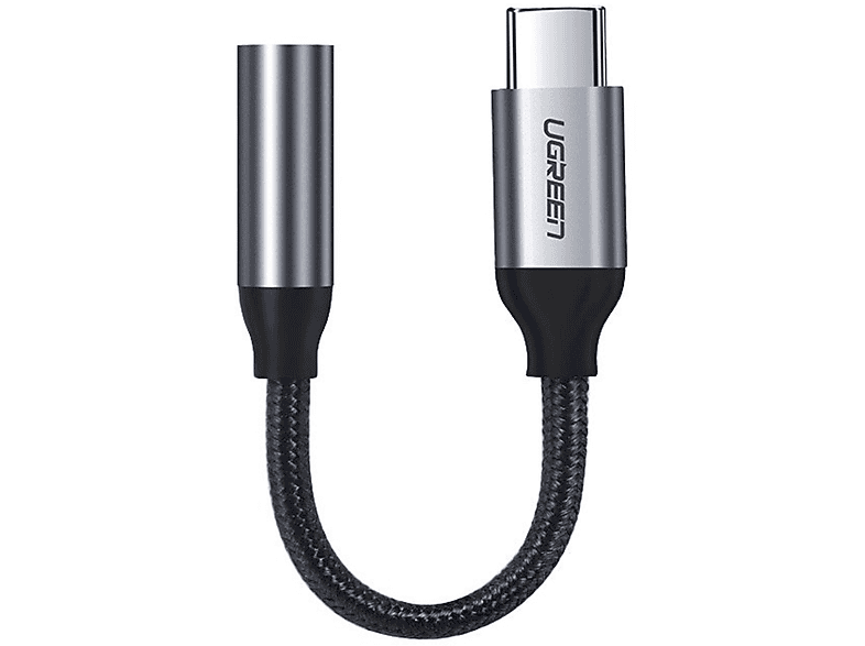 Kabel Audio Aux Adapter Adapter, Schwarz UGREEN Typ-C 3,5mm auf