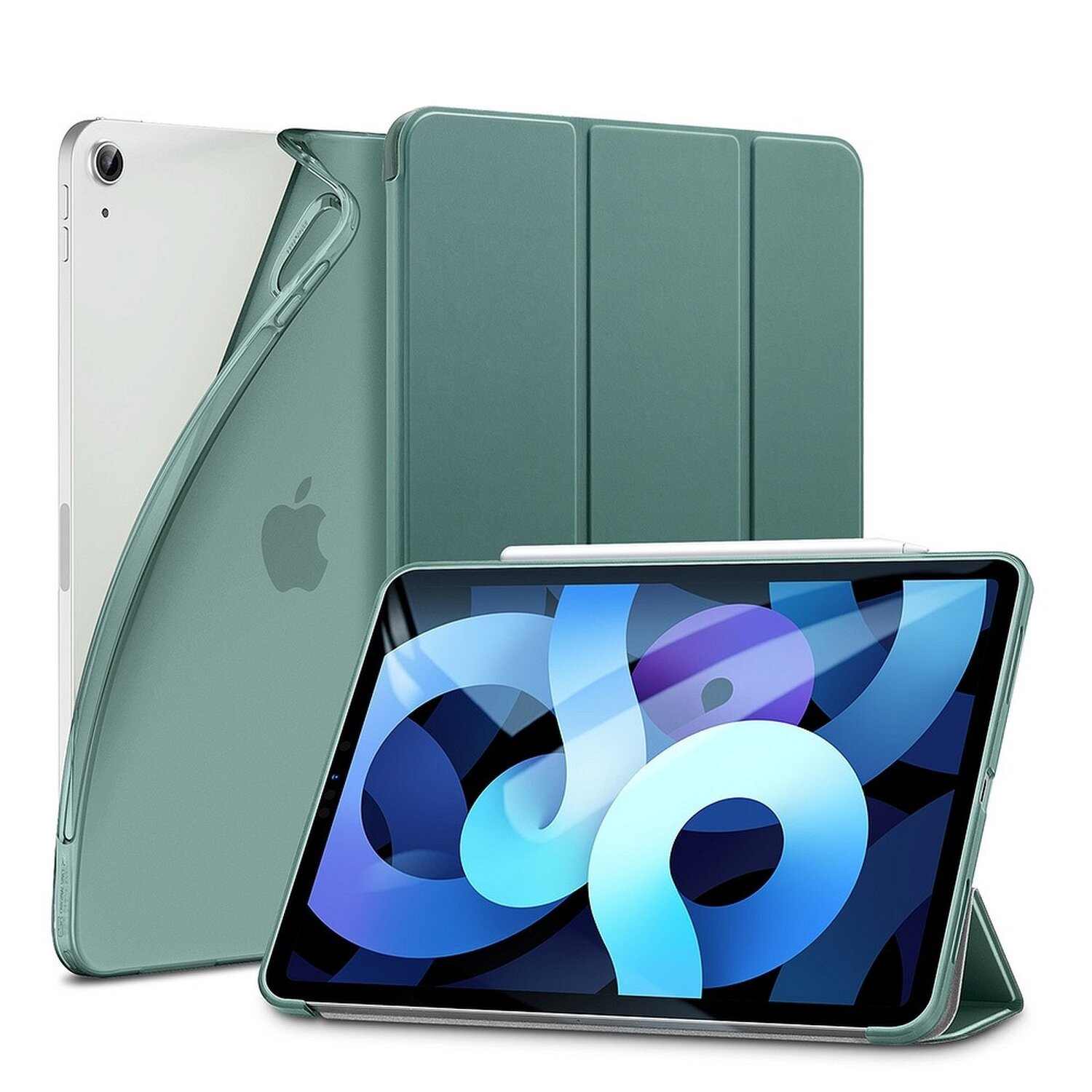 COFI Tablet Tasche iPad Stifthalter für ) Bookcover Air 4 mit Grün 10.9\