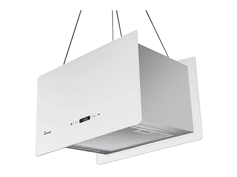 KKT KOLBE Dunstabzugshaube 60 Cm | Wandhaube | Umluft | Abluft | Edelstahl | Schwarzes Glas | WLAN | Nachlaufautomatik | SensorTouch Bedienung | FLAT6006S