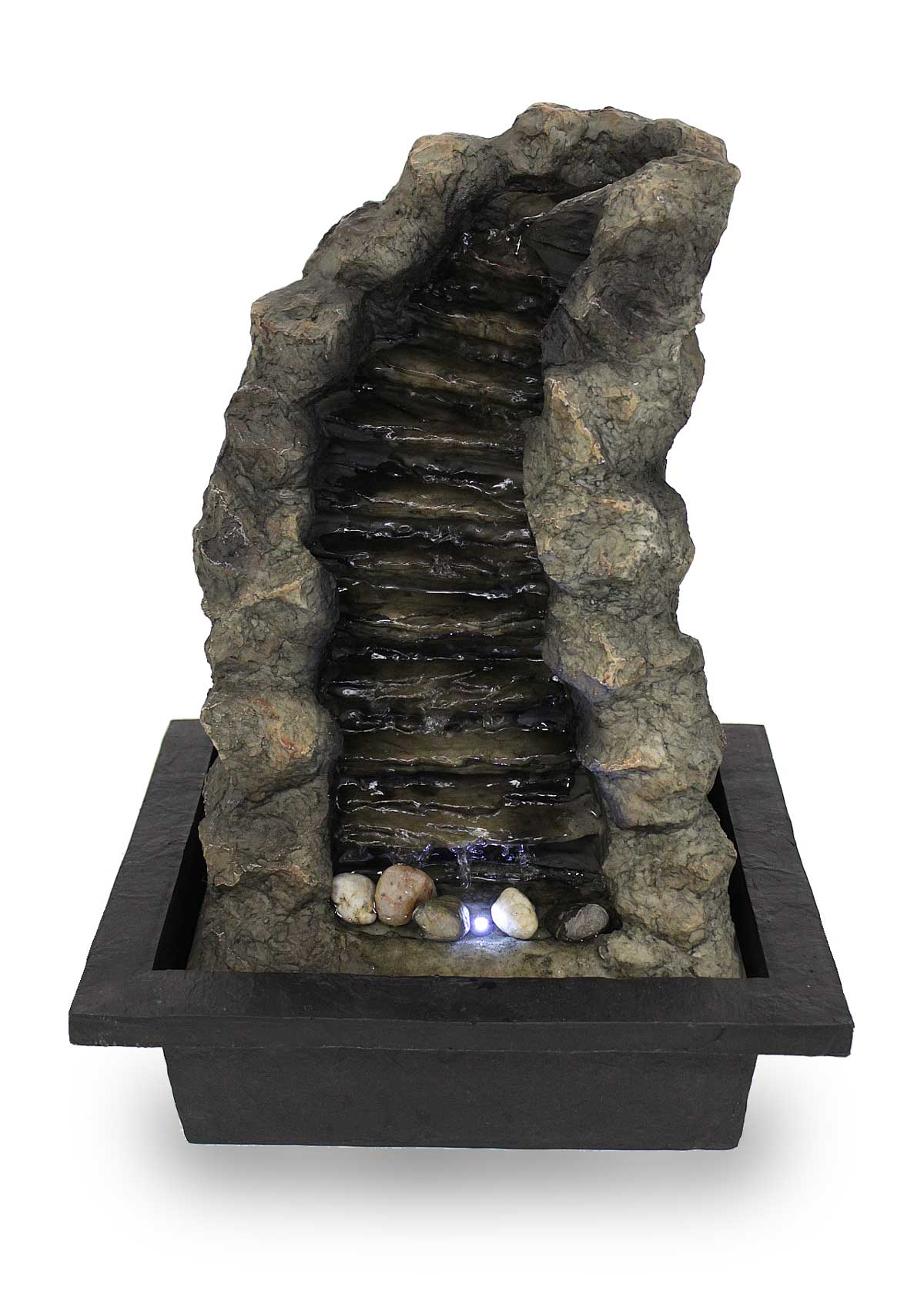 KIOM FoStream 10872 44 cm LED Tischbrunnen tageslichtweiß