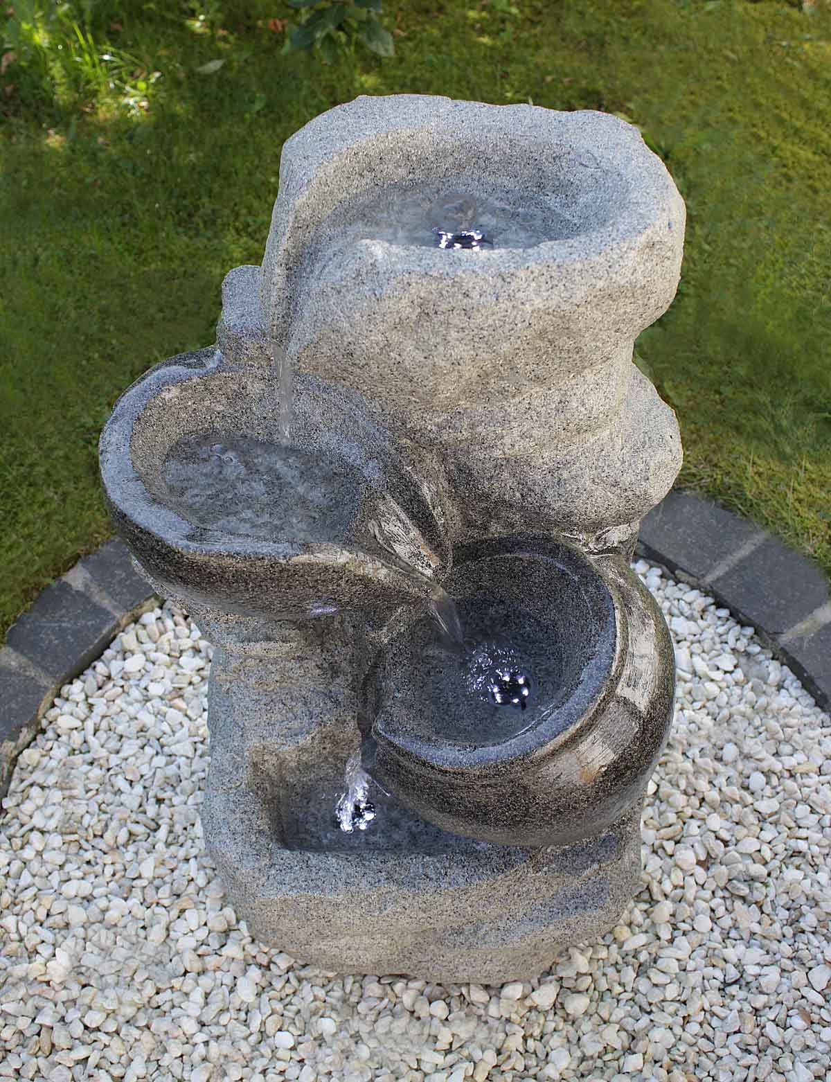 Gartenbrunnen FoArenaria tageslichtweiß Led KIOM 10899 cm 69