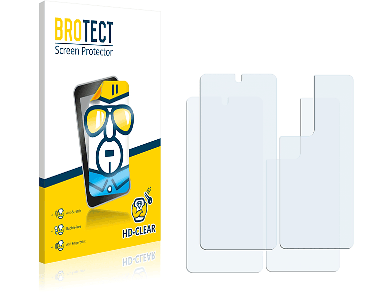 BROTECT 2x klare Schutzfolie(für Xiaomi Redmi Prime) 10