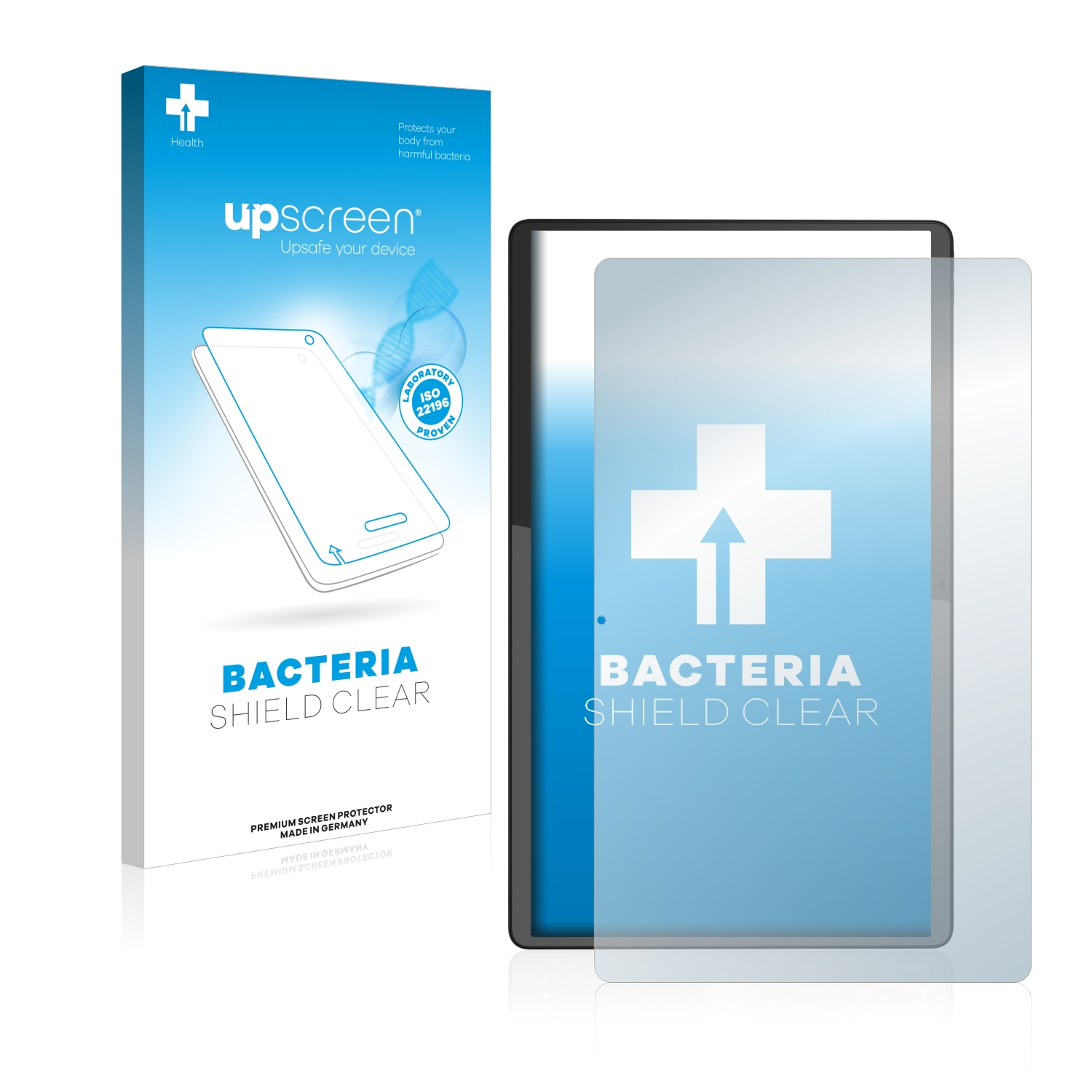 UPSCREEN antibakteriell klare Schutzfolie(für IdeaPad Chromebook Duet 5 Lenovo (Hochformat))