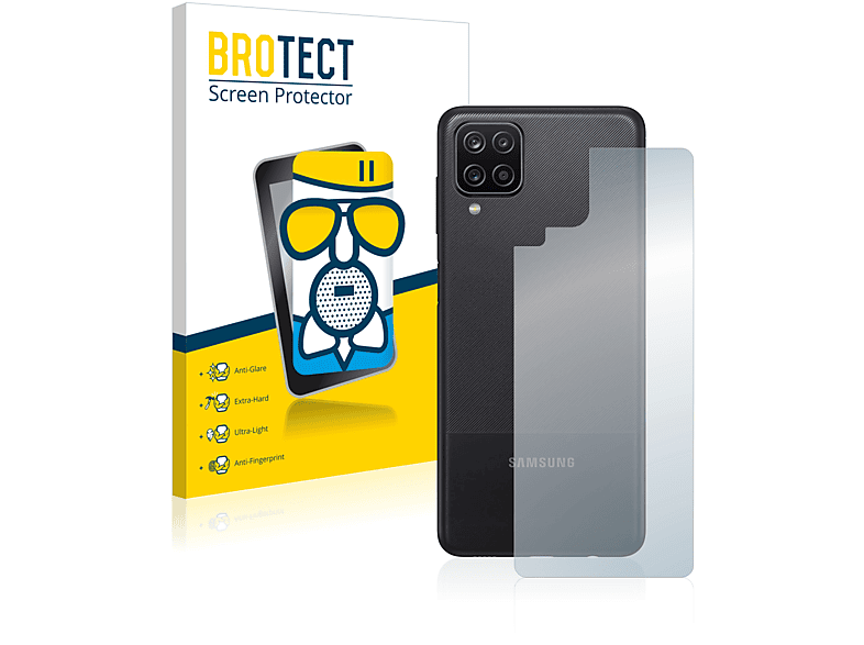 BROTECT Airglass matte Schutzfolie(für Samsung Galaxy A12 Nacho (Rückseite))