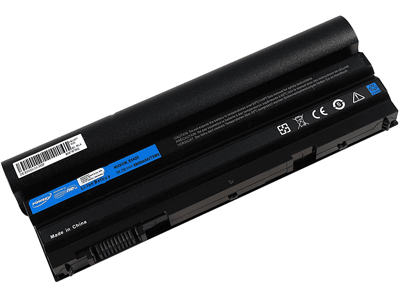 Akku, Volt, XXL-Akku Li-Ion 11.1 Typ Dell T54F3 für 6600mAh POWERY