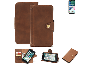 K-S-TRADE Schutzhülle, Bookcover, LG, Electronics Fortune 3, Braun