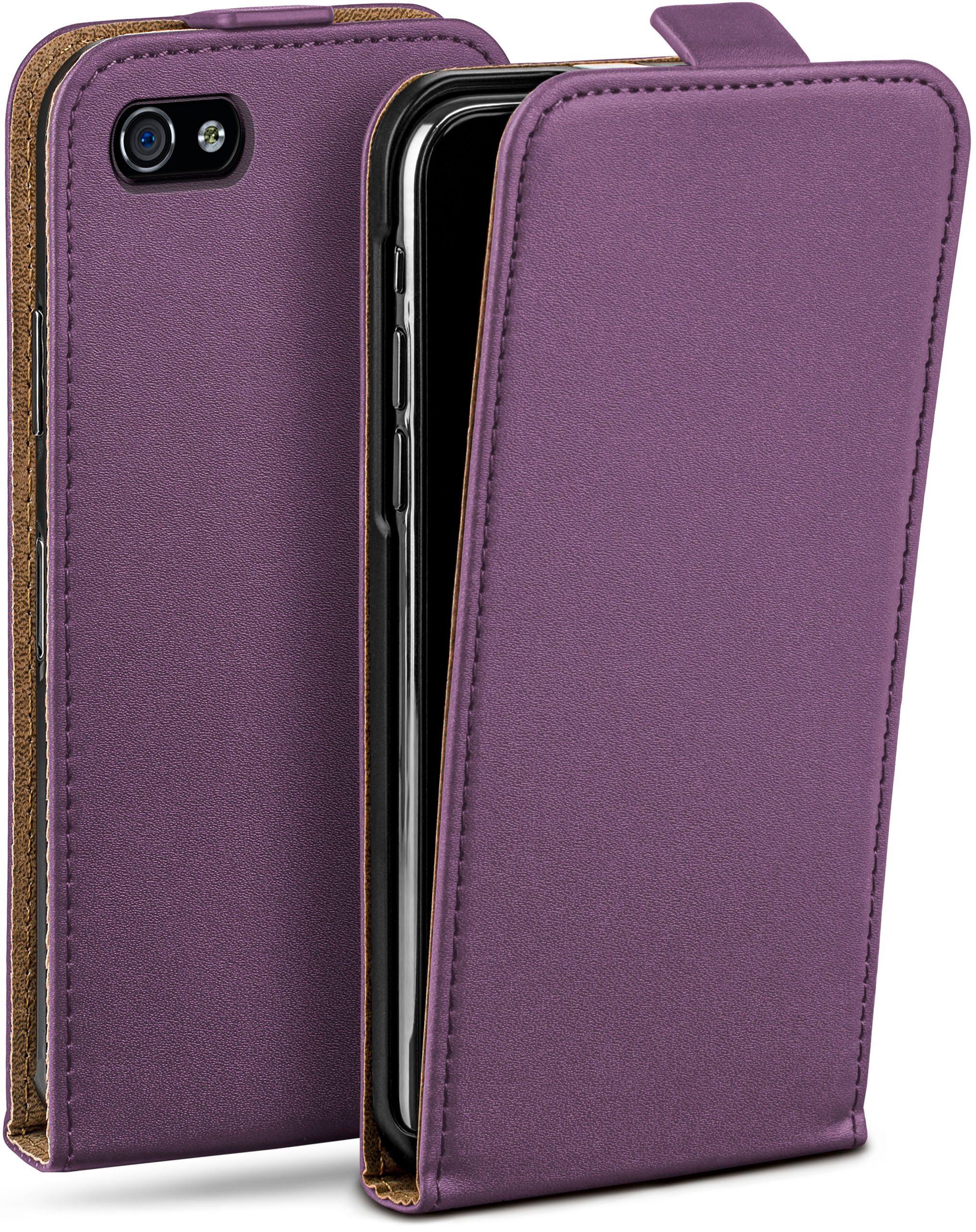 Flip iPhone Cover, Case, 4s / 4, Flip Apple, Indigo-Violet iPhone MOEX